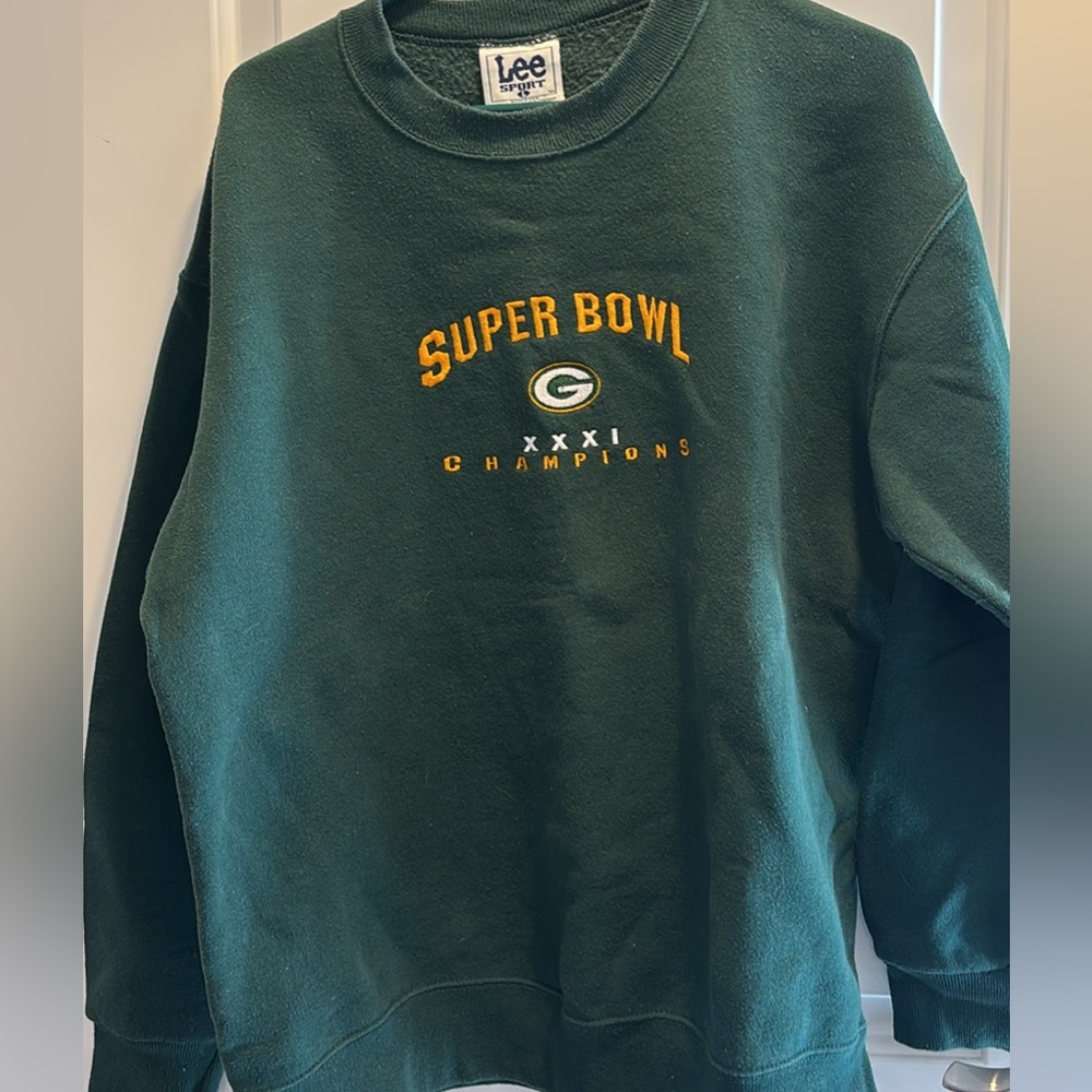 Vintage Large Lee Green Bay Packers Sweatshirt